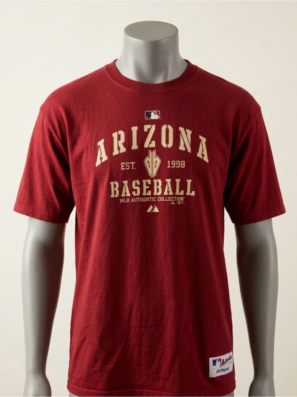 Arizona Diamondbacks MLB Authentic Collection Majestic Red T-Shirt XL